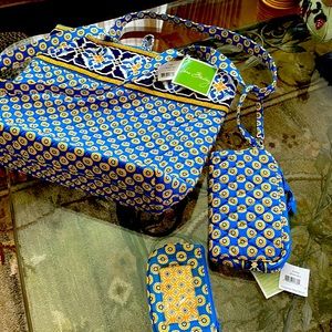 Vera Bradley Riviera Blue Set